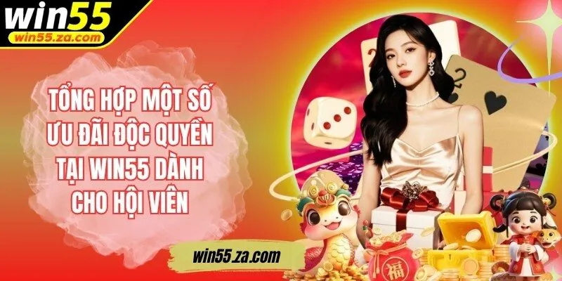 Tổng hợp một số ưu đãi độc quyền tại WIN55 dành cho hội viên